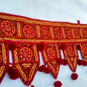 Hand embroidered  wall hanging for home decor, welcome,welcome tapestry,Bohemian Door Hanging, Wall art, Patchwork,Toran
