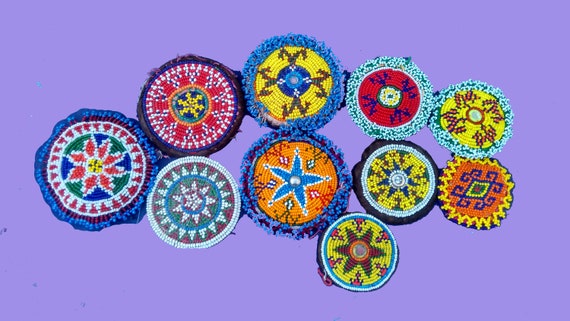 10 pcs big Medallions Beaded patch,Patch for costu