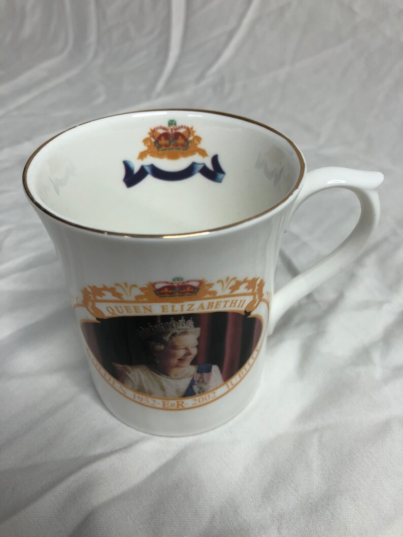Queen Elizabeth Golden Jubilee Cup Etsy