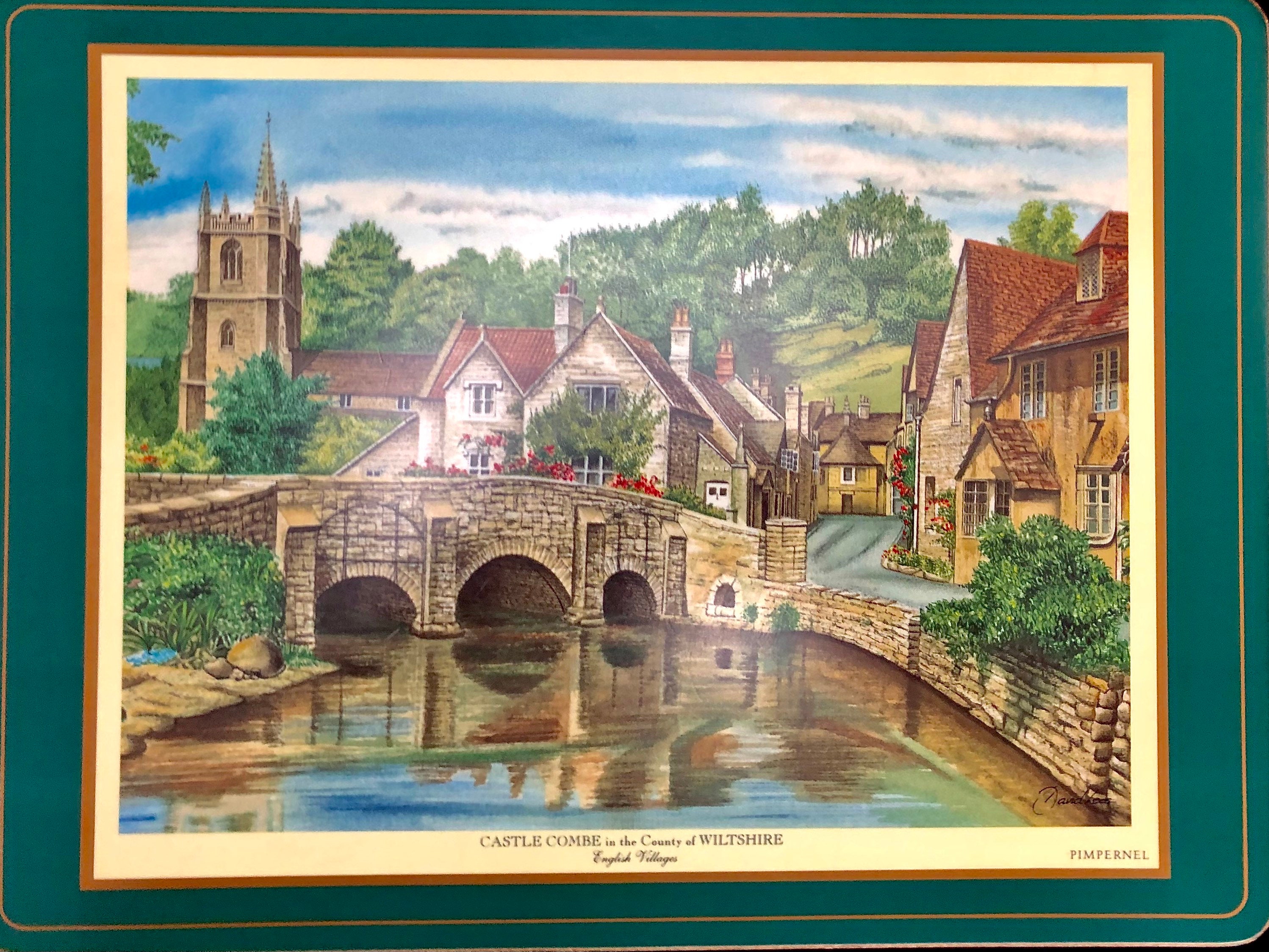 British Placemats Etsy