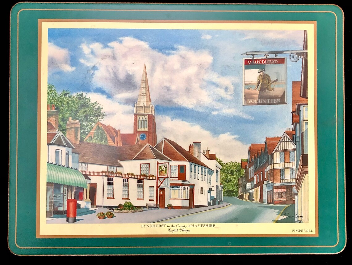 British Placemats Etsy