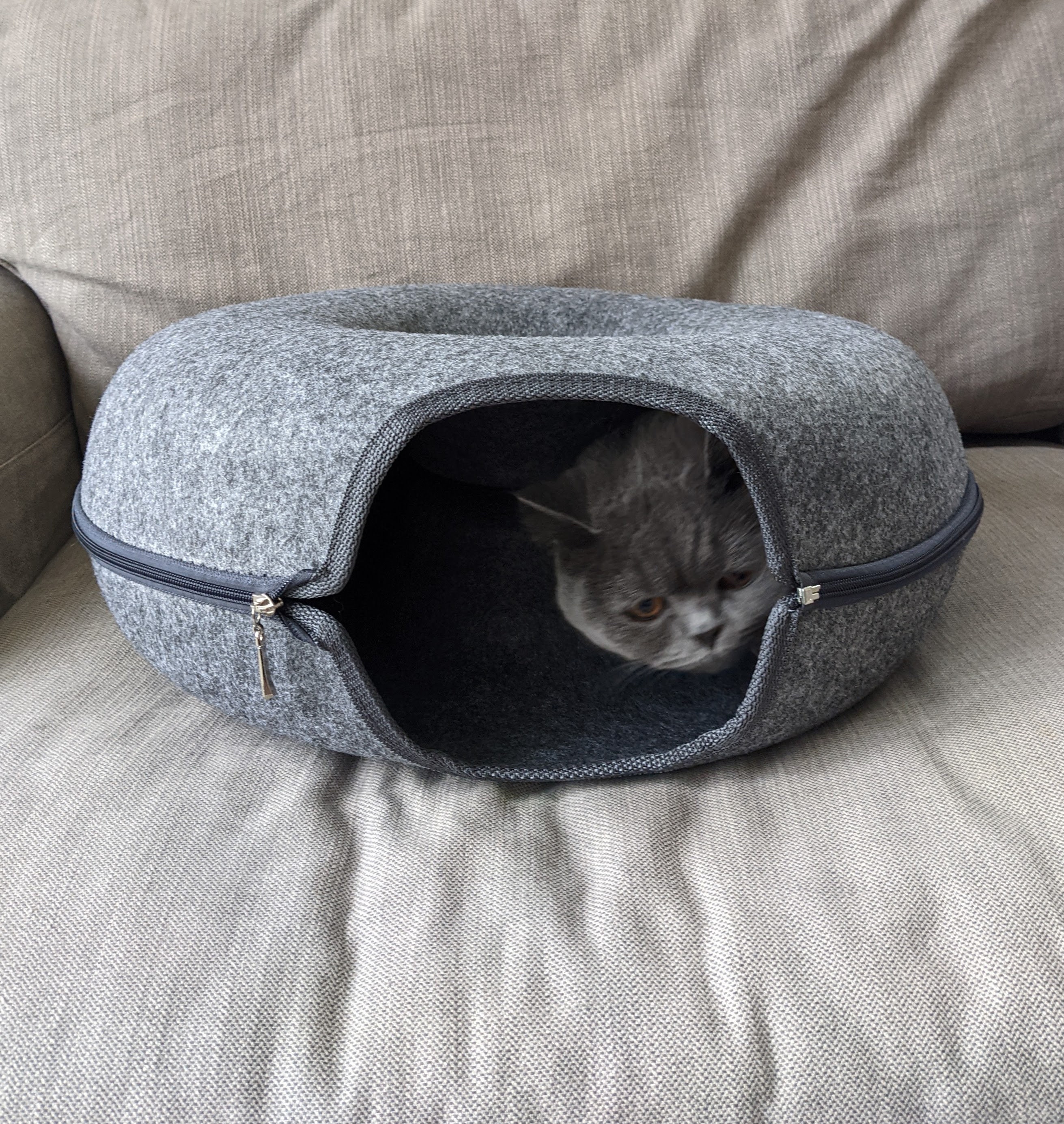 Cat Bed Cat Cave Cat House Cat Tunnel Unique Cat Gift Etsy