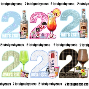 Custom 21st Birthday Sign | Digital File