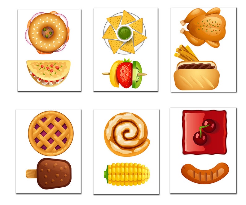 Printable Food Photo Booth Props party PHOTO Props Food Photobooth