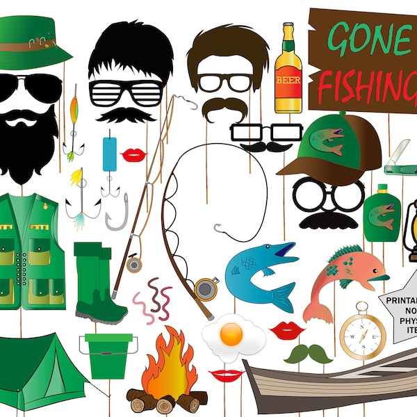 Printable Fishing - Etsy