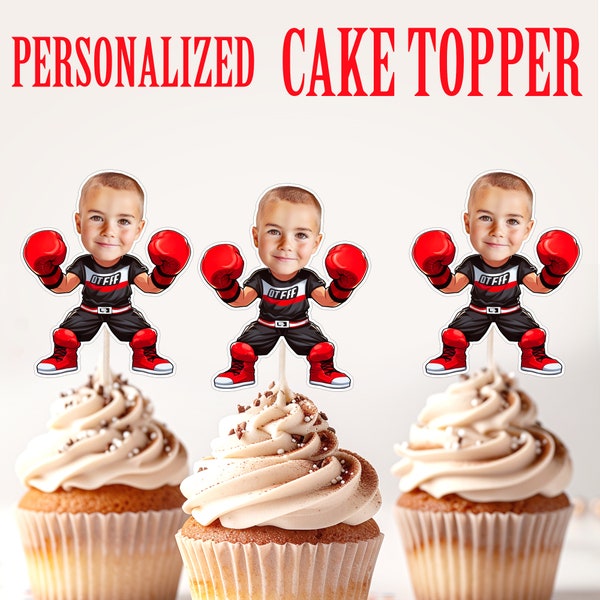 Boxer Cake Topper - Etsy