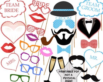 Printable props | Etsy