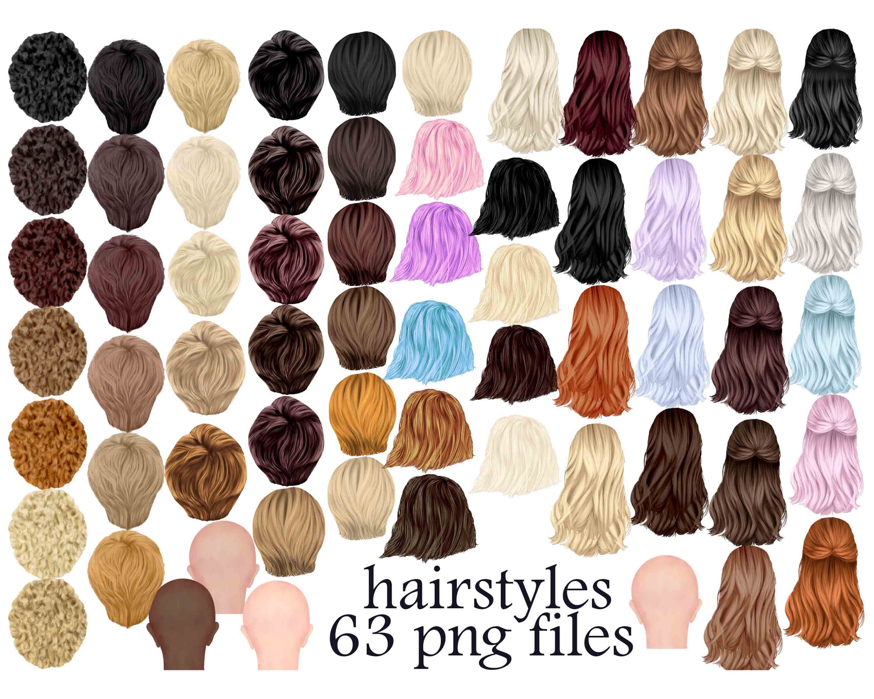 Hairstyles Clipart Girls Hair Clipart Hair Clip Art Womans - Etsy New Zealand Hairstyles Clipart Girls Hair Clipart Hair Clip Art Womans - Etsy New Zealand