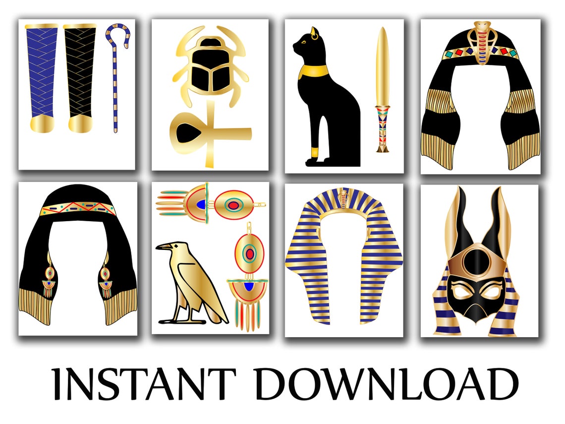Ancient Egypt Photo Booth Props egypt THEME Party Etsy