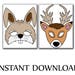 Woodland Party Photo Booth Props: woodland Birthday Printable PDF ...
