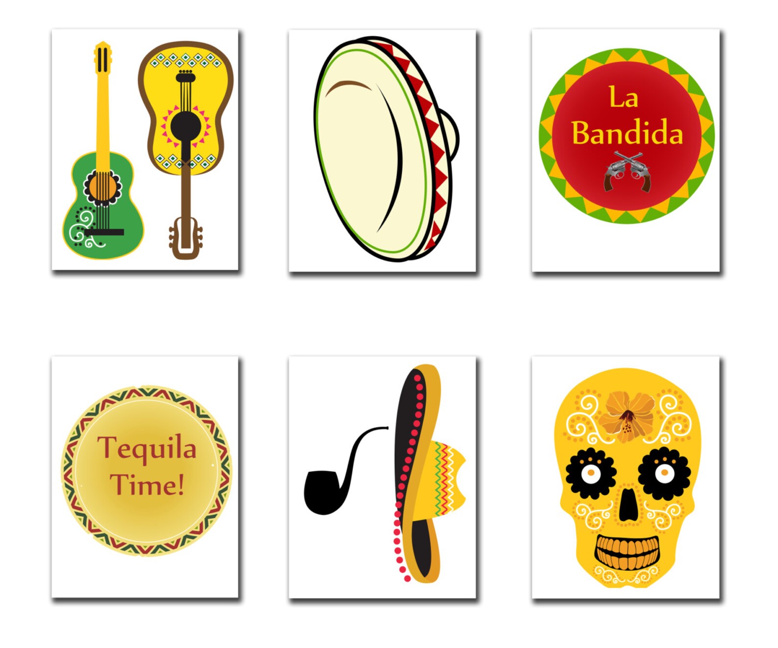 Mexican Fiesta Photo Booth Props: printable MEXICAN Props Cinco De Mayo ...