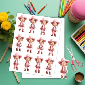 40 Cowgirl-Cupcake-Topper Für Western-Partys – 10 Designs, Einfach Draufstecken!