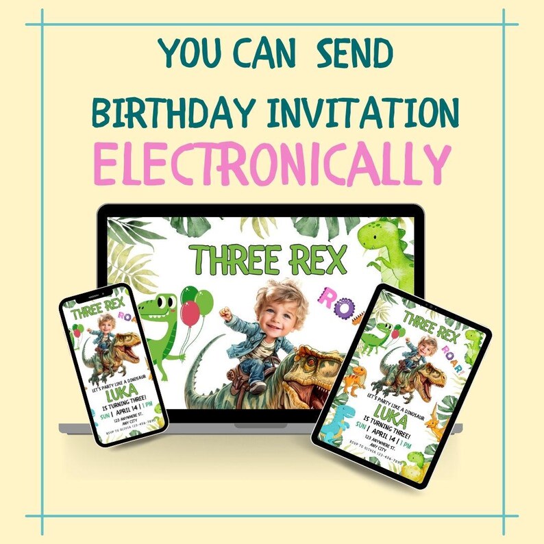 Custom Face Train Birthday Invitation: Loco Pilot Party (Digital) image 2