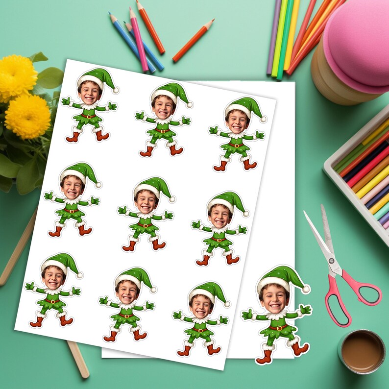 Elf Cupcake Topper Personalized Troll Face Cupcake Topper Printable ...