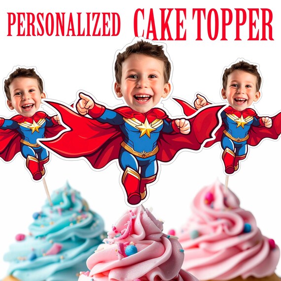 Personalised Supergirl Party Stickers Sheet – For Sweet Cones, Matte Or Gloss Finish (UK Made)