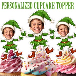 Elf Cupcake Topper Personalized Troll Face Cupcake Topper Printable ...