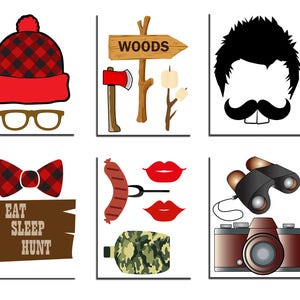 Hunting Photo Booth Props: printable PHOTO Prop Hunting Photobooth ...