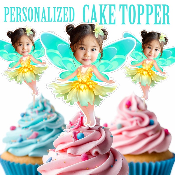 Fairy Cupcake Toppers - Etsy