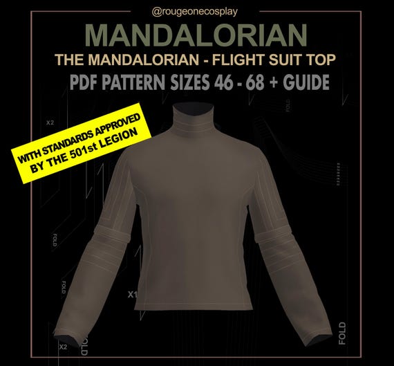 マンダロリアンフライトスーツスターウォーズコスプレTOPパターンPDF