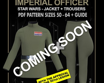 Veste de costume d'officier impérial + pantalon DIGITAL tailles 50-64 + guide