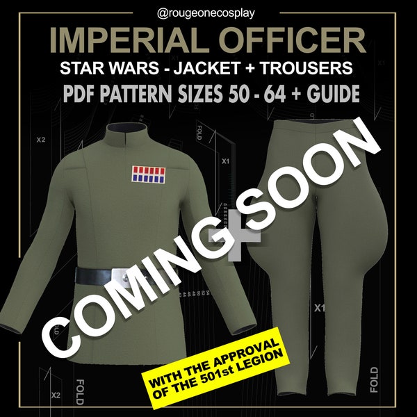 Imperial officer suit jacket + trousers DIGITAL sizes 50-64 + guide