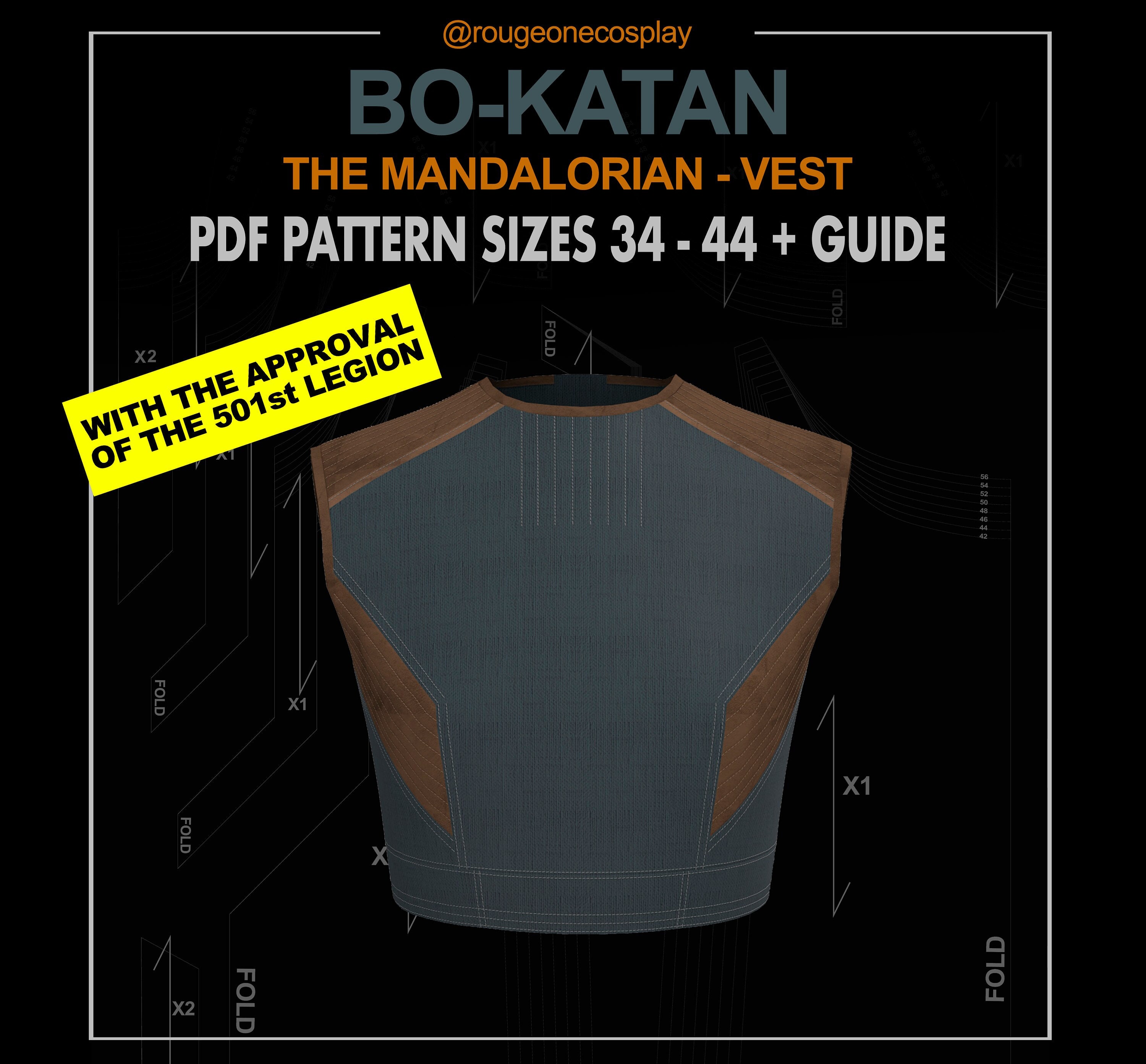 Bo-katan Flak Vest / Mandalorian Flight Suit / Cosplay Flak Vest