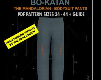 Bo Katan Flight Suit Pants Pattern: Star Wars Cosplay (Sizes 34-44) (Digital Download)