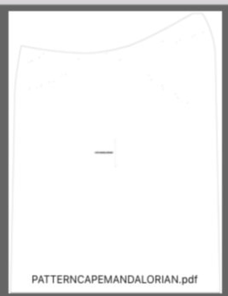 guia. Mandalorian cape starwars cosplay pattern PDF guide Capa Mandaloriano Star Wars patr\u00f3n PDF