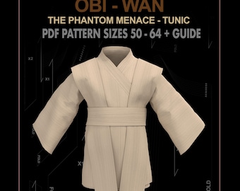 スターウォーズ-コスチューム縫製パターン-ケープ-ジェダイ