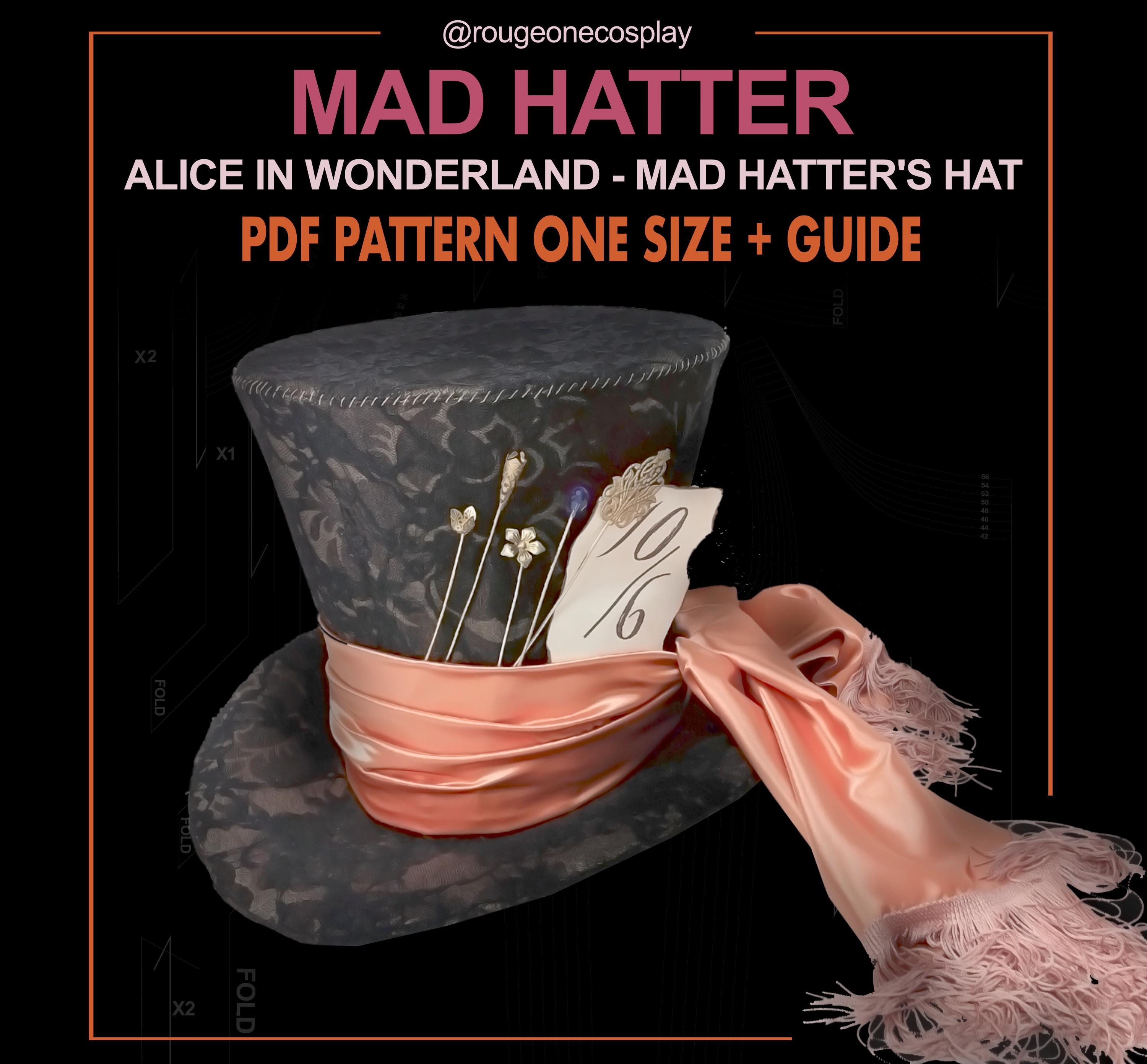 Bristol Novelty BH652 Stovepipe Mad Hatter Chequered Hat, Unisex - View #3