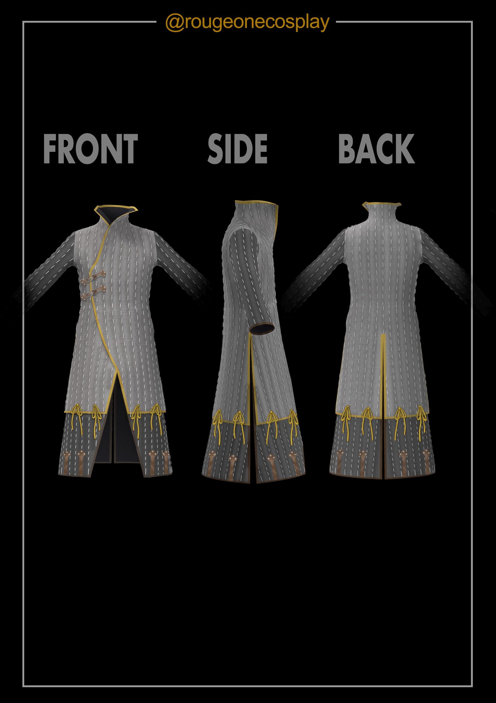 Witcher Gambeson Sewing Pattern: Geralt of Rivia Costume (sizes 46-68 ...