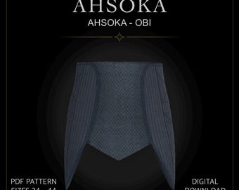 Ahsoka OBI Sewing Pattern: Star Wars Cosplay (Sizes 34-44) (Digital Download)