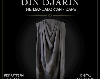 Mandalorian Cape PDF Pattern – Star Wars Costume