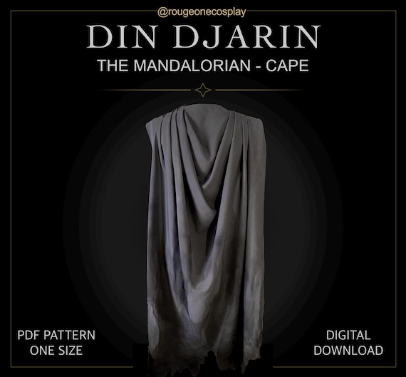Mandalorian Cape PDF Pattern – Star Wars Costume