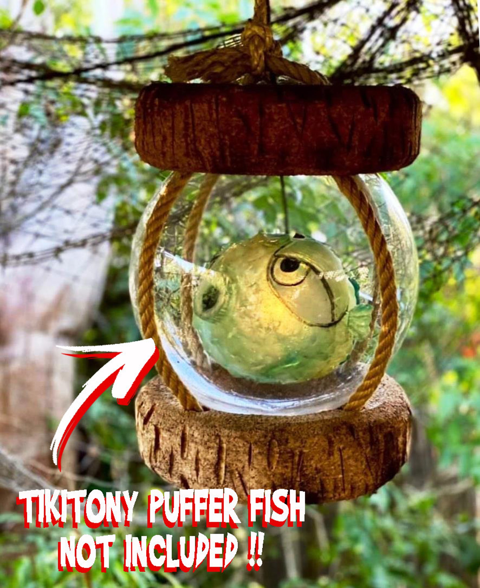 Tiki Lamp Japanese Float Cork Tiki Bar Etsy