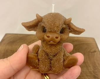 Heilan Coo candle, Highland Cow candle, Scottish gift, Cow candle, cow gift, highland cow gift.