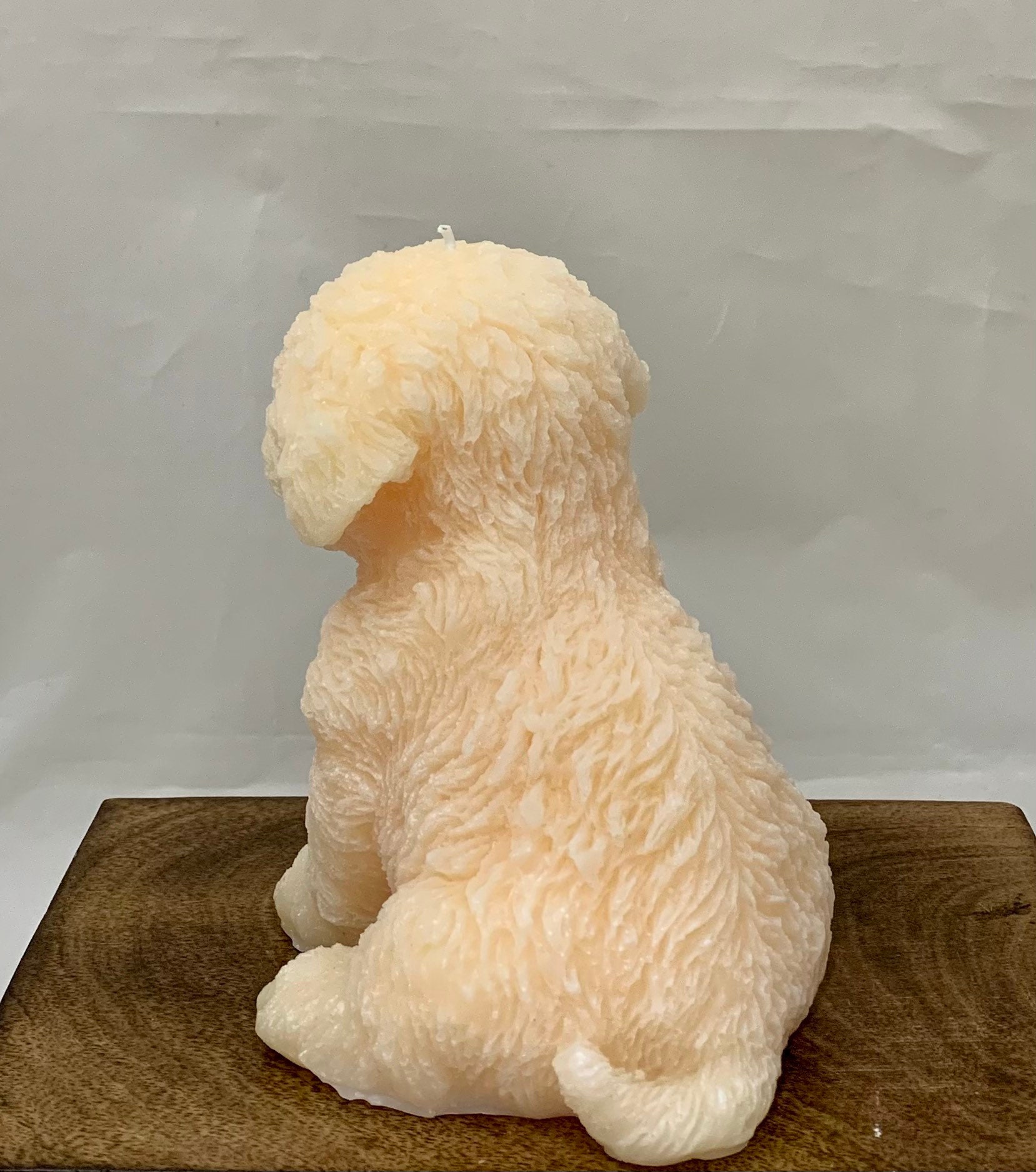 Large Dog Candle, Puppy Candle, Dog Lovers Gift, Teddy Dog, Bichon Frisé, Lhasa Apso, Shih Tzu