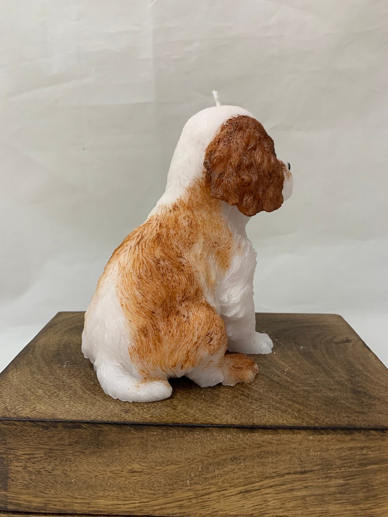 large dog candle, King Charles spaniel candle, dog lovers gift, spaniel, cavalier spaniel, cavachon, dog gift, image 10