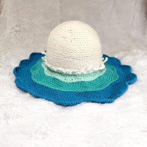 Crochet Beach Sun Hat