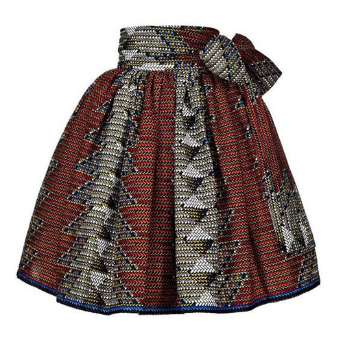 fit and flare short skirt