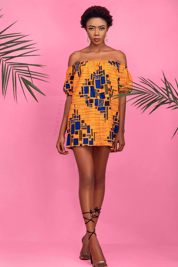 Tracey off Shoulder Mini Dress African Summer Dress off | Etsy