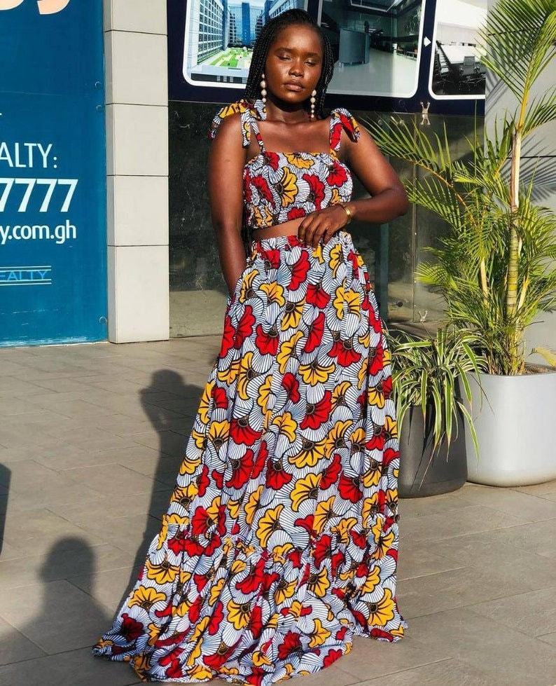 Two Piece Homecoming Dress Etsy