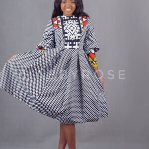 Ife African dress for women,  African American art