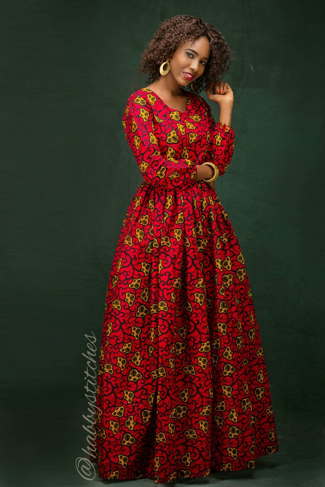 ANKARA MAXI DRESS, Beautiful Handmade Plus Size Pesonalized Kiki African  Wedding Guest Women Clothing -  Canada