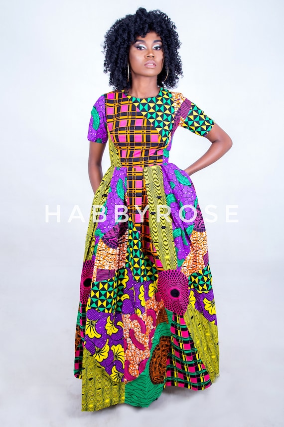 African Print Dress, Ankara Dress Dashiki Gown, African Wedding Gown Ankara  Styles African Women Dress Ankara Maxi Gown African Women Outfit - Etsy