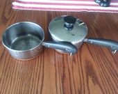 Vintage Revere Ware Small Saucepans w Lid
