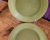 Turf Green Fiestaware Dinner Plates - SOLD SEPARATELY 1969-1972
