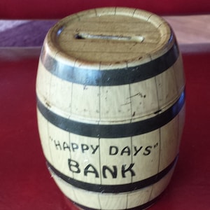 Tin Bank - J Chein Mfg Co. - Happy Days Bank