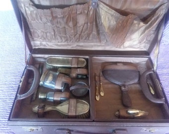 Travel Vanity Case - Large Antique