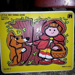 Little Red Riding Hood Wooden Puzzle